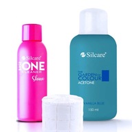 Silcare Cleaner Acetone Set Bezprašné tampóny