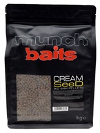 Krmivo Pellet Munch Baits 4mm KRÉMOVÉ SEMIENKO 1kg Krmivo Pellet Munch Baits 4mm KRÉMOVÉ SEMIENKO 1kg