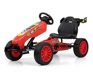 Červená Gokart pedálová raketa Red Milly Mally