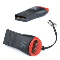 Univerzálna microSD SD USB kľúčenka ČÍTAČKA KARIET