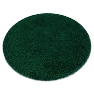 SOFFI huňatý CARPET CIRCLE 100 cm hrubý ZELENÁ #AF235 SOFFI huňatý CARPET CIRCLE 100 cm hrubý ZELENÁ #AF235