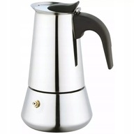 Kávovar Oceľový kávovar na espresso 450ml 9 šálok PLYNOVÁ INDUKCIA Kávovar Oceľový kávovar na espresso 450ml 9 šálok PLYNOVÁ INDUKCIA