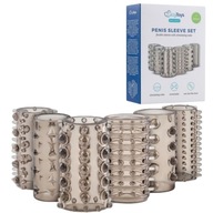 Easy Toys Sada návlekov na penis s cvokmi Easy Toys Sada návlekov na penis s cvokmi