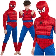 KARNEVALOVÝ KOSTÝM SPIDERMAN PRE CHLAPCA NA MAJSTROVSKÝ PLES 134 / 140 KARNEVALOVÝ KOSTÝM SPIDERMAN PRE CHLAPCA NA MAJSTROVSKÝ PLES 134 / 140