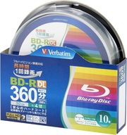 Verbatim BD-R DL Blu-ray disky 50GB x4 koláč 10 ks