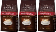 Sada 3 kg zrnkovej kávy Astra Arabica Traditional