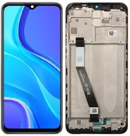 LCD displej pre Xiaomi Redmi 9 (čierny) s rámom