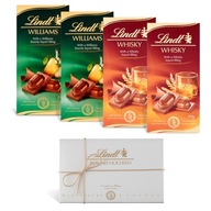 Lindt čokoláda s alkoholom 4x100g Hochfein pralinky na Valentína Lindt čokoláda s alkoholom 4x100g Hochfein pralinky na Valentína