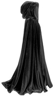 Čarodejnica, čierna, dlhá, 160 cm. KVALITA a la Velour Čarodejnica, čierna, dlhá, 160 cm. KVALITA a la Velour