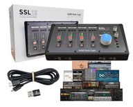 SSL 12 USB MIDI 12 IN 8 OUT audio rozhranie