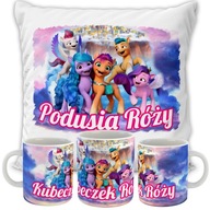 SET VANKÚŠ + HRNČEK MY LITTLE PONY JEDNOROŽEC DARČEK K NARODENINÁM + MENO