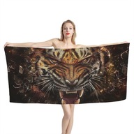 Kúpeľová plážová osuška Hot sale tiger Kúpeľová plážová osuška Hot sale tiger