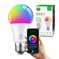 E27 farebná LED žiarovka WIFI Tuya RGBW RGB SMART Inteligentné WOOX E27 farebná LED žiarovka WIFI Tuya RGBW RGB SMART Inteligentné WOOX