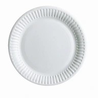 Biele papierové taniere 18 cm - 100 ks Biele papierové taniere 18 cm - 100 ks