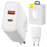 RÝCHLA SIEŤOVÁ NABÍJAČKA PRE IPHONE BASEUS USB-C USB 20W PD QC 3.0 RÝCHLA SIEŤOVÁ NABÍJAČKA PRE IPHONE BASEUS USB-C USB 20W PD QC 3.0