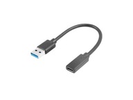 LANBERG Adaptér USB TYP-C (F) AM 3.1 15 cm
