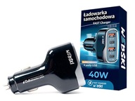 Rýchlonabíjacia USB/Type-C autonabíjačka Rýchlonabíjacia USB/Type-C autonabíjačka