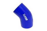 SILIKÓNOVÉ KOLENO 45ST TURBOWORKS MODRÁ 51MM SILIKÓNOVÉ KOLENO 45ST TURBOWORKS MODRÁ 51MM