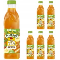 Vitamíny Tymbark banán jablko mrkvová šťava 6x 1l Vitamíny Tymbark banán jablko mrkvová šťava 6x 1l