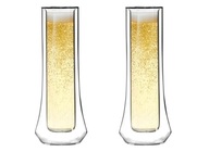 Dvojstenné poháre na šampanské 140 ml Dvojstenné poháre na šampanské 140 ml