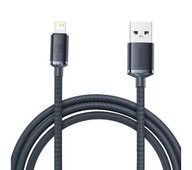 Baseus USB - Lightning Crystal kábel 2m čierny Baseus USB - Lightning Crystal kábel 2m čierny