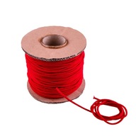 Guľatá elastická manžeta bundy 2mm červená 100m 1131 Guľatá elastická manžeta bundy 2mm červená 100m 1131