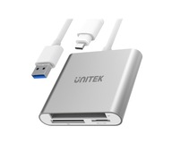 Unitek čítačka kariet 3v1 SD micro CF TF HC XC USB-C Unitek čítačka kariet 3v1 SD micro CF TF HC XC USB-C