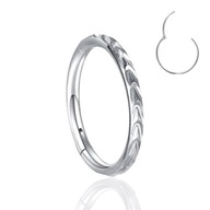 Titanium Clicker Ring PIERCING Helix lastúra 1,2/8 Titanium Clicker Ring PIERCING Helix lastúra 1,2/8