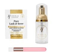 Šampón Noble Lashes + 30 ml fľaštička + kefka na riasy Šampón Noble Lashes + 30 ml fľaštička + kefka na riasy