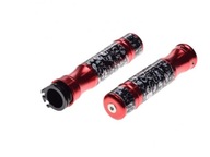 Leoshi CNC skull gumové rukoväte riadidiel Leoshi CNC skull gumové rukoväte riadidiel