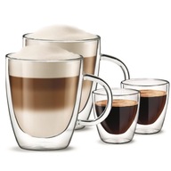 Termálne poháre Espresso 80, Latte 300ml 4 ks