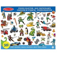 KOLEKCIA 500 NÁLEPOK PRE CHLAPKOV - MELISSA DOUG KOLEKCIA 500 NÁLEPOK PRE CHLAPKOV - MELISSA DOUG