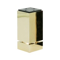 Moderná nábytková noha, zlatý lesk H-100 mm Moderná nábytková noha, zlatý lesk H-100 mm