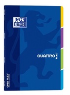 Zápisník A4 60k OXFORD OPENFLEX QUATTRO 4 registre. Zápisník A4 60k OXFORD OPENFLEX QUATTRO 4 registre.