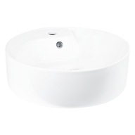 Umývadlo na dosku, biele, okrúhle, 46,5 cm