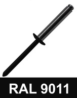 Trhací nit al / st - 4,8x25 50 ks - RAL9011