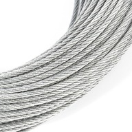 Oceľové lano pozinkované, 4mm, 6x19, pozinkované, 50m Oceľové lano pozinkované, 4mm, 6x19, pozinkované, 50m