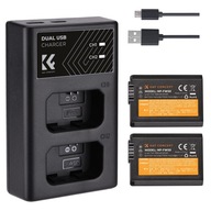 K&F Set Nabíjačka 2x Batéria NP-FW50 Batéria K&F Set Nabíjačka 2x Batéria NP-FW50 Batéria