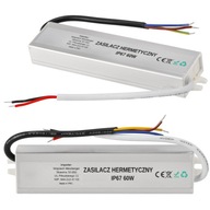 Vodotesný LED zdroj 5A 60W 12V IP67 Vodotesný LED zdroj 5A 60W 12V IP67