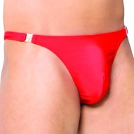 Červené tangá so zapínaním - SoftLine 4432 XL Červené tangá so zapínaním - SoftLine 4432 XL