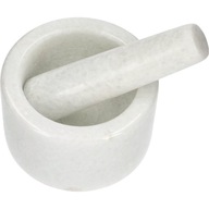 Mramorový kuchynský mažiar s paličkou, priemer 10 cm Mramorový kuchynský mažiar s paličkou, priemer 10 cm