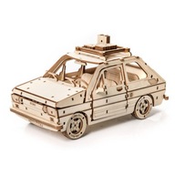 Drevené puzzle Little Story 3D Model DIY - Fiat 126P Maluch Drevené puzzle Little Story 3D Model DIY - Fiat 126P Maluch