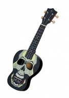 Ghost Skull obrátené sopránové ukulele s lebkou