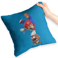 MODRÝ VANKÚŠ PRE DARČEK FANOUŠKU MARIO BROS + TEXT ZADARMO MODRÝ VANKÚŠ PRE DARČEK FANOUŠKU MARIO BROS + TEXT ZADARMO