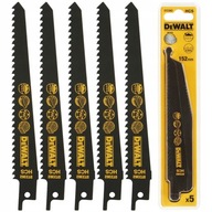 HCS pílové listy 152 mm na drevo, 5 ks. pre piestovú pílu DEWALT HCS pílové listy 152 mm na drevo, 5 ks. pre piestovú pílu DEWALT