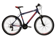 MTB bicykel Kross HEXAGON 1.0 modrý 17 palcový rám