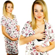 NOČNÁ KOŠIELKA, tehotenské pyžamo, pôrod, KÔMENIE, XL NOČNÁ KOŠIELKA, tehotenské pyžamo, pôrod, KÔMENIE, XL
