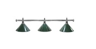 3-ti tienidlo biliardová lampa GREEN SILVER BAND 3-ti tienidlo biliardová lampa GREEN SILVER BAND