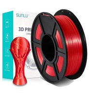SUNLU FILAMENT 1,75mm 1kg PLA RED RED HODVÁB SUNLU FILAMENT 1,75mm 1kg PLA RED RED HODVÁB