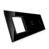 LIVOLO PANEL 3 MODULY 1+1+G SPÍNAČ A ELEKTRICKÁ ZÁSUVKA LIVOLO PANEL 3 MODULY 1+1+G SPÍNAČ A ELEKTRICKÁ ZÁSUVKA